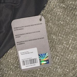 Gymshark Washed Khaki Slounge Crop Top